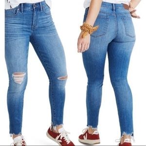 Madewell 9” High Rise Skinny Jeans Size 30P
